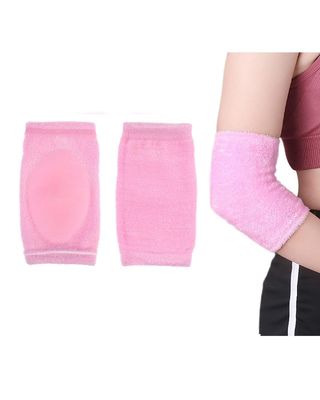 Elbow Moisturizing Sleeve Elbows Gel Cover Heel Socks Elbows Sleeves Elbow Pads for Exfoliating Soften Moisturizing Dry Cracked Skin Care 1 Pairs