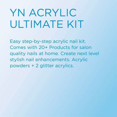 Young Nails Professional Kits &amp; Accessories for Home Nail Kit, Starter Kit, Beginners, and/or Nail Professionals, Clear