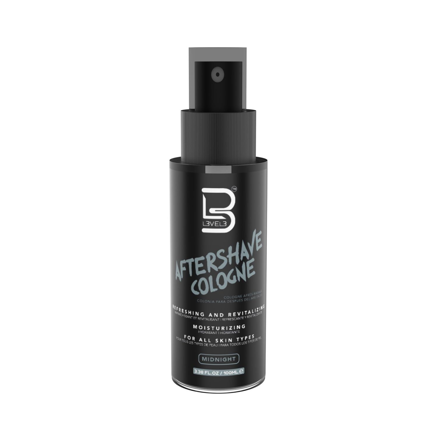 L3 Level 3 After Shave Spray Cologne - Softens Skin - Refreshes and Relieves Face and Skin - Moisturizing Formula Level Three After Shaving