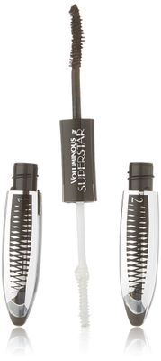 LOreal Paris Cosmetics Voluminous Superstar Mascara, Washable, Blackest Brown, 0.41 Fl. Oz, 1 Count