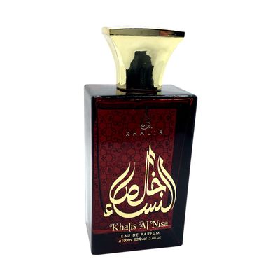 Khalis Al Nisa Eau de Parfum 3.4 oz - Fresh Unisex Perfume with Mandarin Bergamot Green Notes White Florals and Musk Accords loved for its long lasting trail and compliment catching aroma