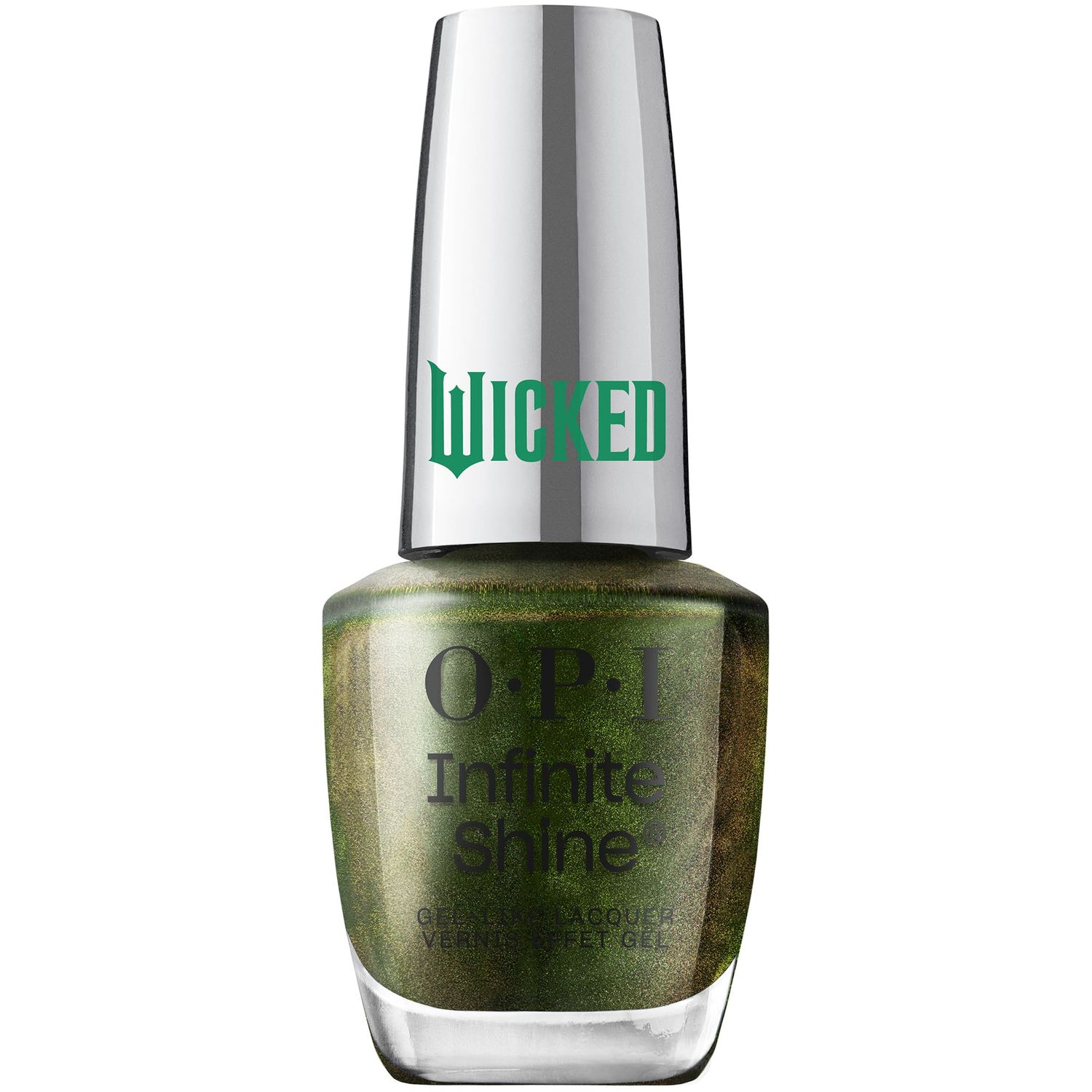 OPI Infinite Shine Long-Wear Green Nail Polish, Up to 11 days of wear &amp; Gel-Like Shine, x Wicked Limited Edition Collection, Ozmopolitan, 0.5 fl oz