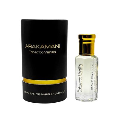 Arakamani Tobacco Vanilla Roll-On Perfume Oil - 0.41 FL OZ (12ML) Eau de Parfum - Luxurious Long-Lasting Scent for Men &amp; Women