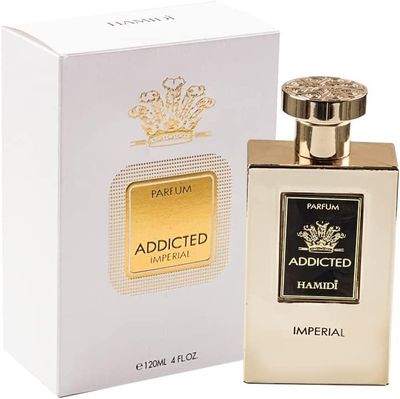 HAMIDI Addicted Imperial Parfum 120ml 4 FL.OZ, Long Lasting Unisex Fragrance, Perfume For Men And Women (Addicted Imperial)