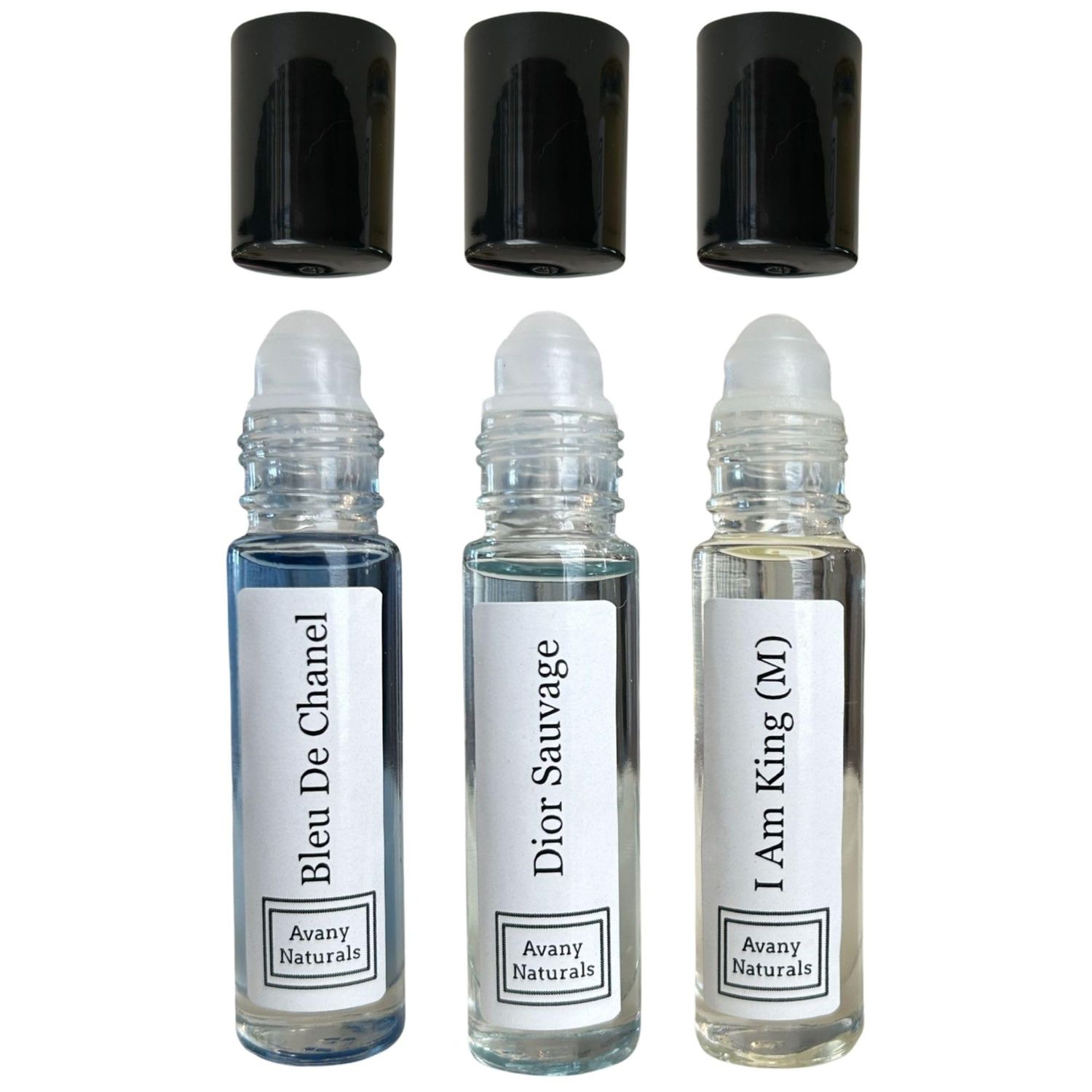 Avany Naturals Cologne Sampler Set Man - Alt Fragrance, Roll on Body Oil Perfume, Scented Body Oils for Man, Travel Size Sample Cologne (Intense Collection)