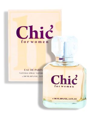 CHIC FOR WOMEN EAU DE PARFUM 3.4 FL. OZ. Floral fragrance for Women.