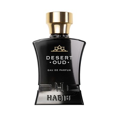 H HABIBI Desert Oud Perfume for Men - Eau de Parfum 75 ml (2.5 Oz), Long Lasting Bold Men Perfume, Floral Woody Scent, Signature Arabian Cologne, Luxury gift for Fathers Day &amp; Special Occasions