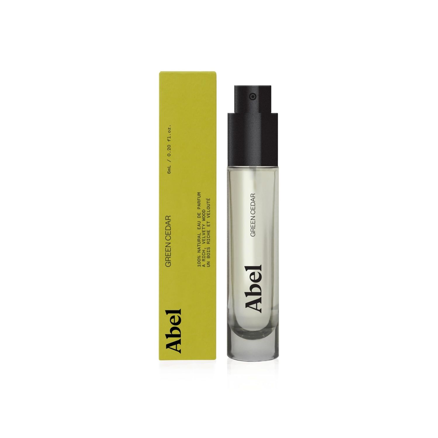 ABEL - Green Cedar Eau de Parfum | Vegan, Clean Beauty Non-Toxic Fragrance (0.2 fl oz | 6 ml) PACKAGING MAY VARY