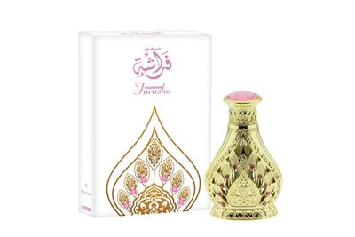 Al Haramain Farasha - Mini Perfume Oil for Women - Fruity, Woody, Musky, Floral Perfume - Long Lasting Fragrance Oil for Day or Night - 0.4 oz
