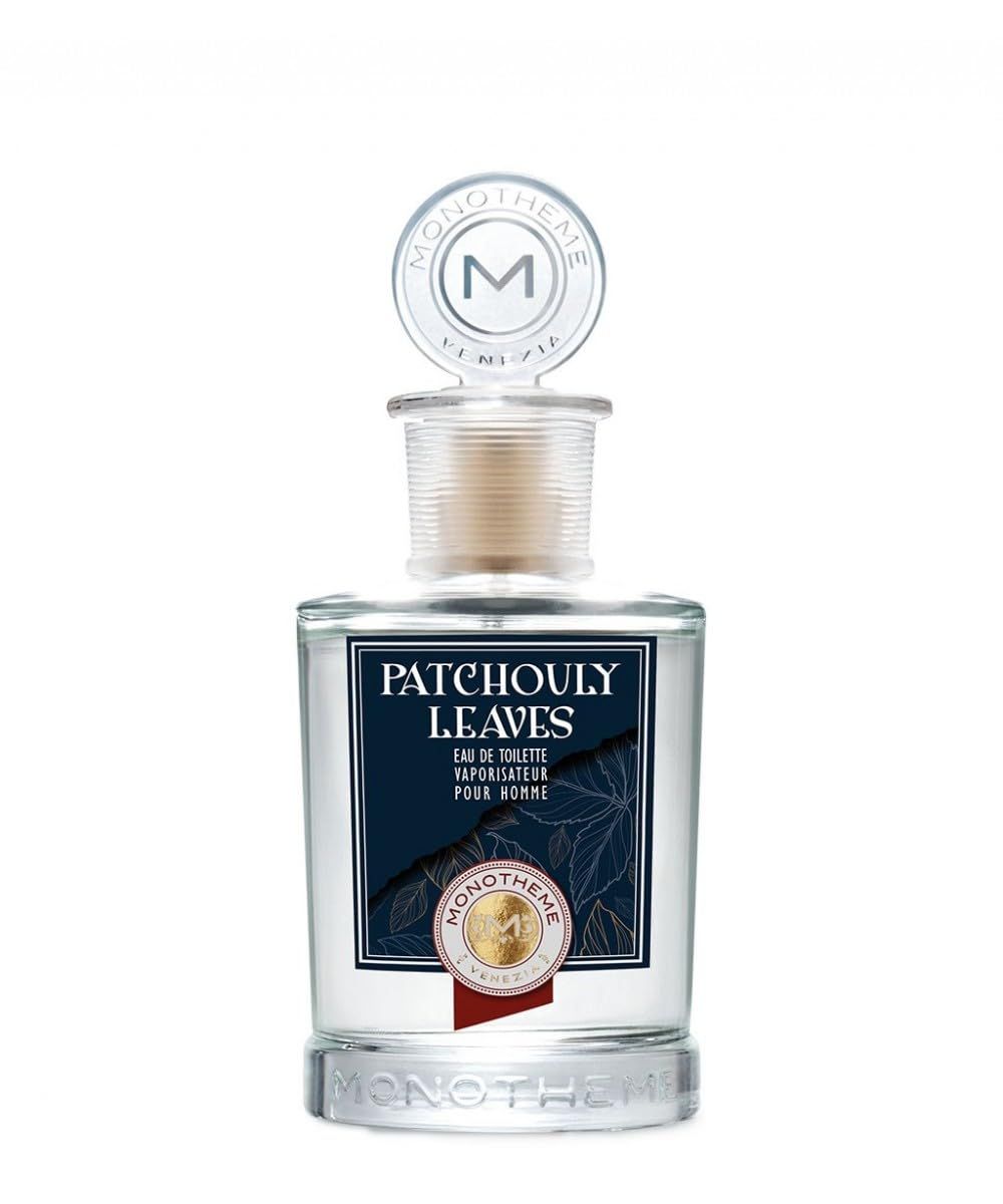 Monotheme Patchouly Leaves EDT Perfume for Men - Woody Fragrance with Notes of Patchouli, Bergamot &amp; Citrus - Long-lasting Luxury Fragrance - Eau de Toilette Masculine Perfume - 100 ml, 3.4 Oz