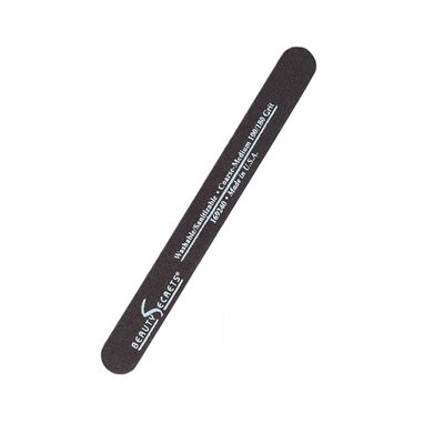 Beauty Secrets Drip &amp; Clog Proof Nail Glue (1 Pack) Bundled with Nail File Black Cushion Medium Coarse 180/100 Grit by Beauty Secrets