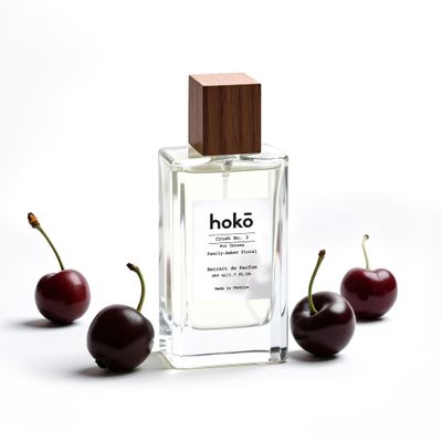 HOKO Crush No. 3 - Premium Impression of Lost Cherry | Extrait de Parfum, 1.7Oz | Cherry, Almond, Jasmine &amp; Vanilla | Long-Lasting inspired Unisex Perfume | Vegan &amp; Paraben-Free