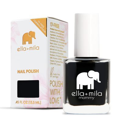 Ellamila Professional Quick Dry Long-Lasting &amp; Chip-Resistant Nail Polish - Mommy Collection Lights Out - 0.45 fl oz