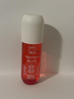 Solo en Ibiza Madrid Muse Perfume, Red Bottle with White Cap, Fragrance for Women