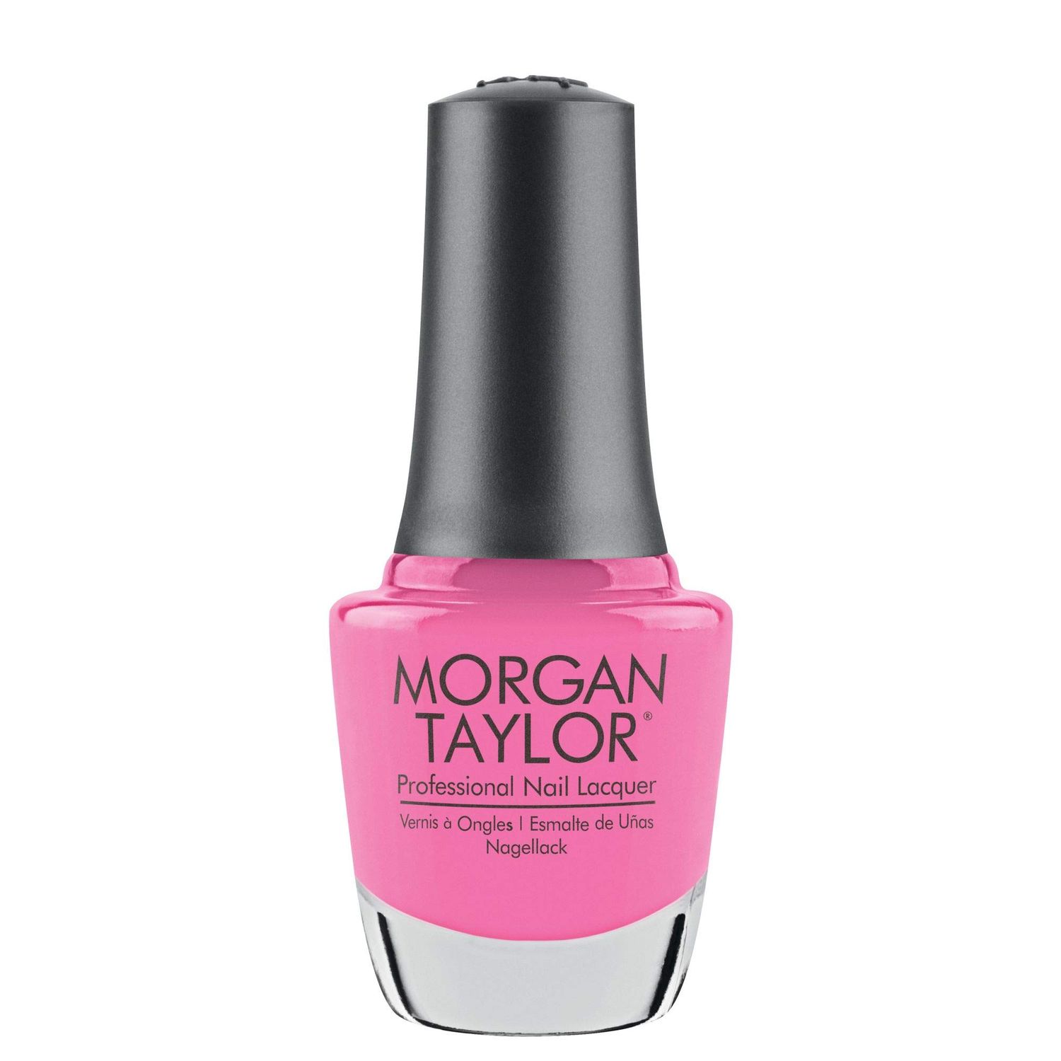 Morgan Taylor Nail Lacquer (B-Girl Style) Pink Professional Lacquer, Vibrant, Chip-Resistant, Fast-Drying, Long-Lasting, High-Shine, Perfect for Manicures &amp; Pedicure, 0.5 ounce.