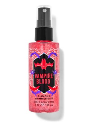 Bath and Body Works Vampire Blood Diamond Shimmer Travel Size Fine Fragrance Mist For Women 3 oz. (Vampire Blood)