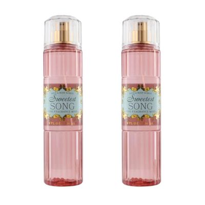 Sweetest Song Fine Fragrance Mist 8 fl oz - 2 Pack | Long Lasting Scent | Body Spray for Women | Fresh Floral Perfume Mist Duo Gift Set by bath and body