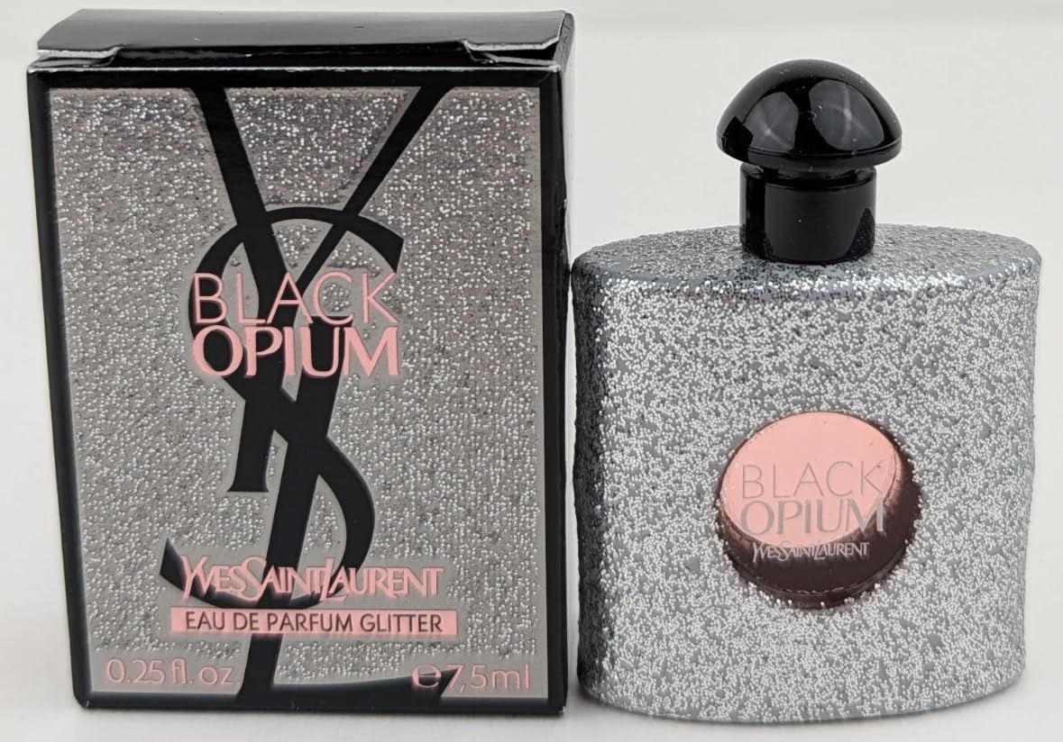 YVES SAINT LAURENT Black Opium Eau de Parfum Glitter, 0.25 fl oz