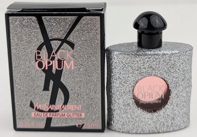 YVES SAINT LAURENT Black Opium Eau de Parfum Glitter, 0.25 fl oz