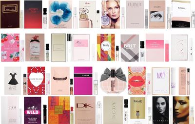 GHBB Womens Designer Perfume Sampler Lot Discovery Set x 15 Sample Vials - High End Fragrance Samples for Women, 15 Piece Set