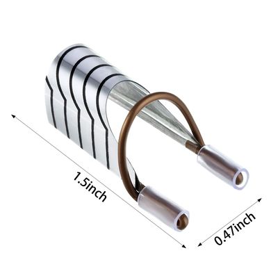 20 Pieces Reusable Nail Extension Forms Guide Protector Nail Tips Acrylic UV Gel Protector for Salon Home Supply(Silver)