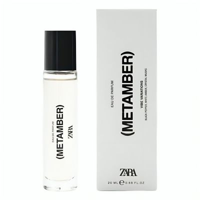 Zara Metamber Mens Cologne | Eau de Parfum, 20ml (0.68 fl oz) | Warm &amp; Sophisticated Fragrance for Men