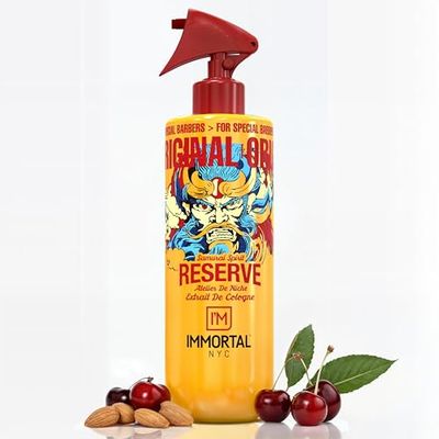 Immortal NYC Reserve Samurai Spirit, Premier After Shave For Men, 17 oz- Moisturizing &amp; Refreshing- Spicy Floral Scent, Mens Cologne