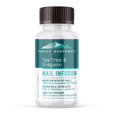 Toenail Fungus Extra Strength Solution-Thick Discolored Nail Repair, Ingrown Nails, Dry Cracked Nails &amp; Cuticles-All Natural with Tea Tree &amp; Oregano Oil: by Purely Northwest USA 1oz