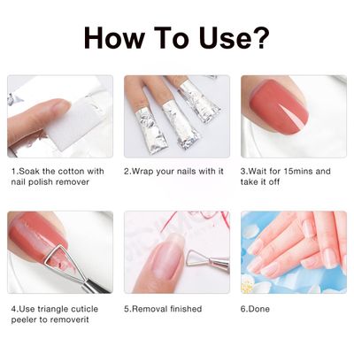 1000Pcs Nail Polish Remover Gel Nail Foil Wraps Aluminium Soak Off Foils Cotton Pads Gel Nail Polish Wraps Removal Tool Kit Finger Nail Polish Remover with Lint Free Lager Cotton Pad (1000PCS)