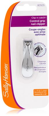 Sally Hansen Beauty Tools, Clip N Catch-Control Grip Nail Clip with Catcher , 1 Count (Pack of 1)