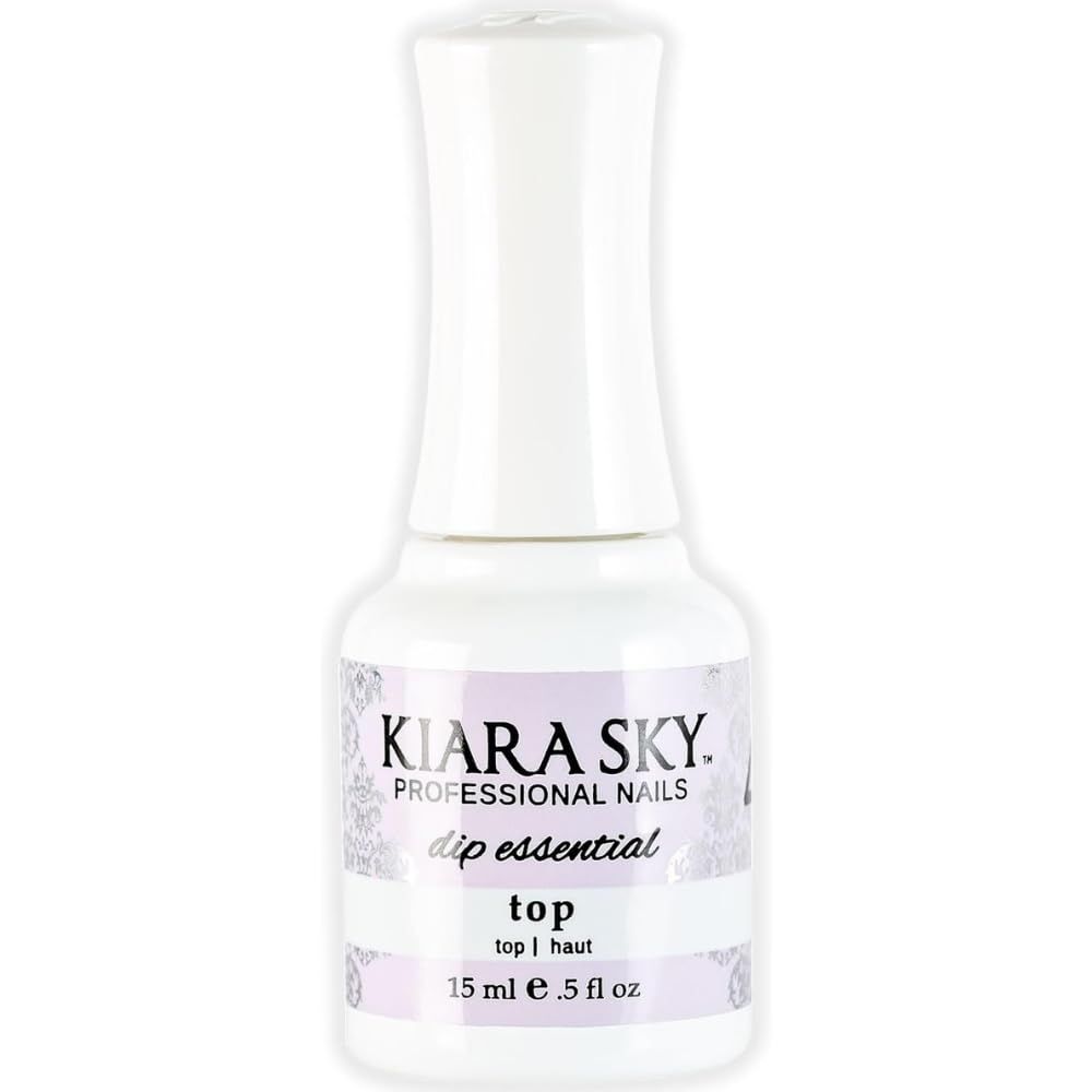 KIARA SKY Dip Manicure Nail Liquid Essentials | 0.5 fl oz | Step 4 Top Coat (creates shine, protects nails from suns harmful rays)