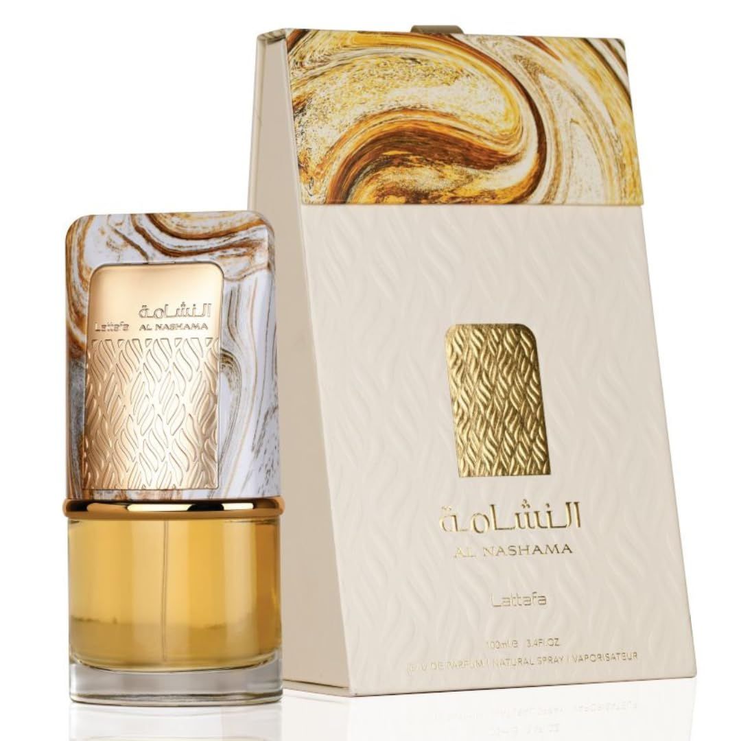 Lattafa Al Nashama - Spicy, Fruity, Amber, Leather - Eau de Parfum Long-Lasting Fragrance for Unisex, 3.4 Ounce / 100 ml