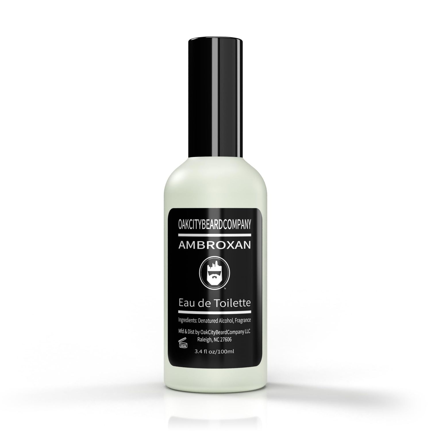 Oak City Beard Company Ambroxan - (3.4oz-100ml) - Cologne - Eau de Toilette - Amber - Velvety - Sweet - Musky - Perfume