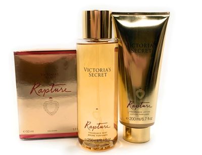 Victorias Secret Rapture Eau de Parfum 3 Piece Bundle