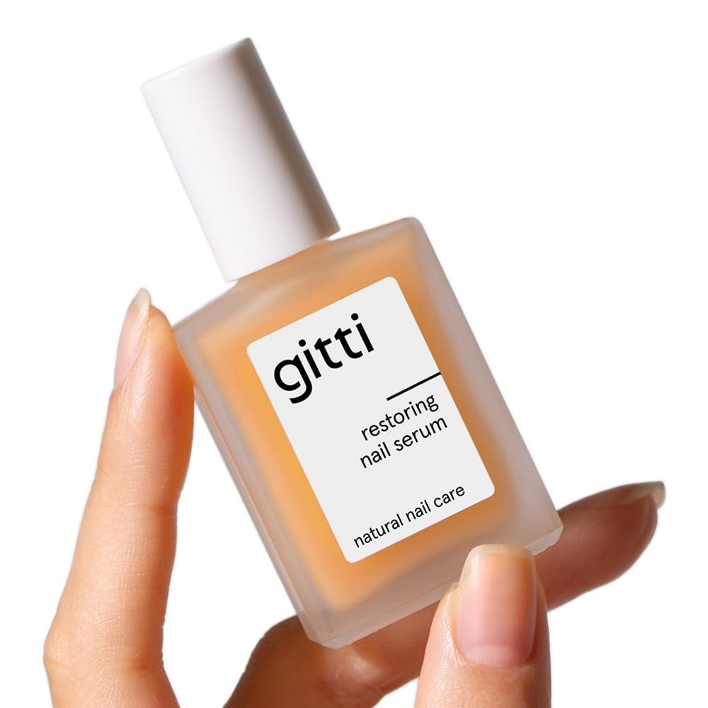 gitti Restoring Nail Serum I Natural Nail Care, Non-Toxic, Plant-based, 98 Natural Origin, Cruelty-Free, Vegan I Hydrating, Helps Strengthens Nails, Non-Greasy, Nail Recovery (0.5 fl oz)