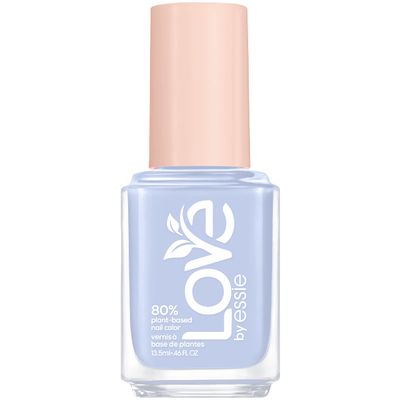 LOVE by essie Nail Polish, 80 Plant-based, Salon-Quality, Vegan, Soft Blue, Putting Myself First, 0.46 Fl Oz