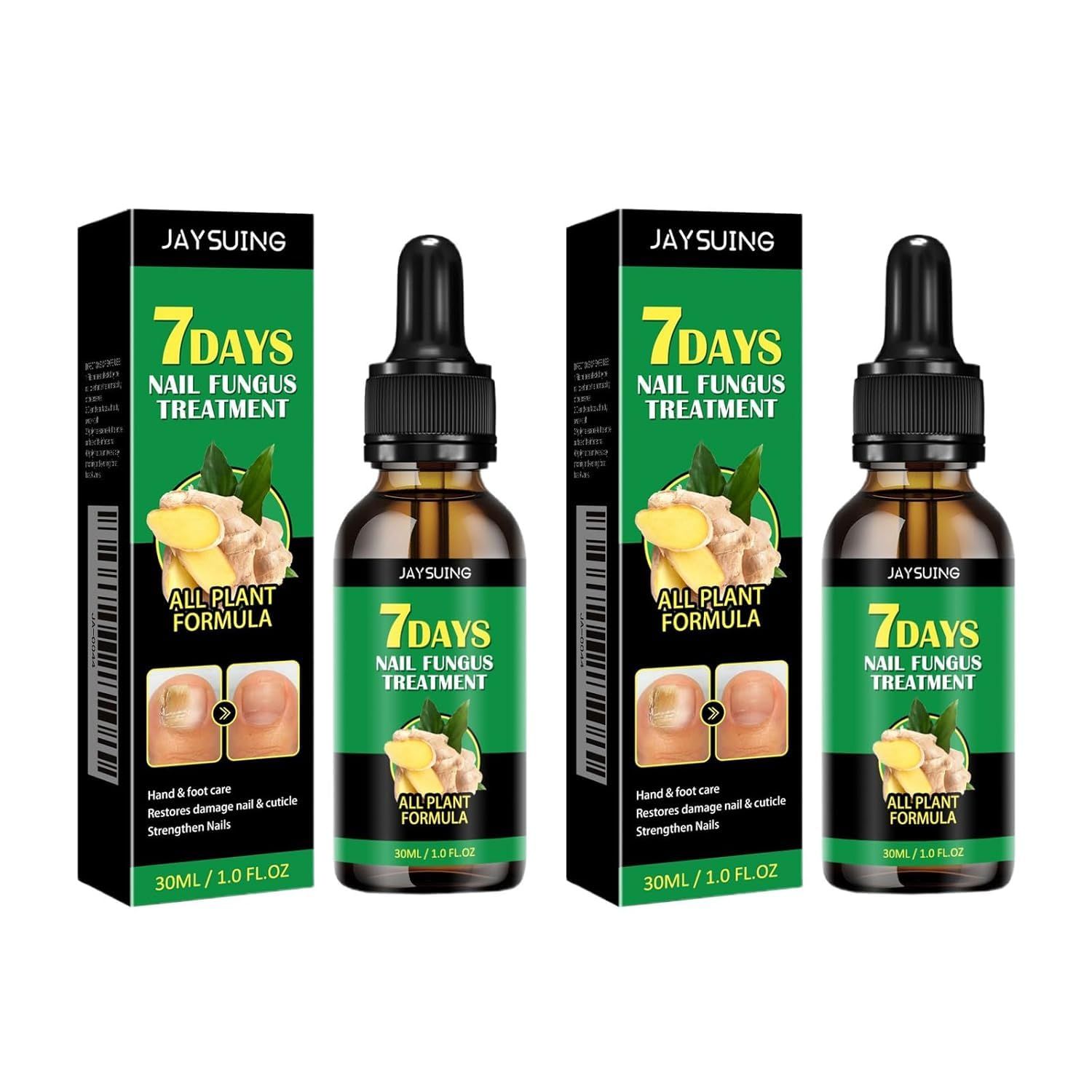 7 days Nail Treatment, Ginger Nail Treatment, Nail Growth Serum, Ginger Nail Serum, Nail Nutrient Oil Strengthener Oil (2 PCS)