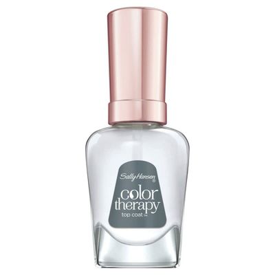 Sally Hansen Color Therapy, Top Coat, Argan Oil, Long Lasting, Healthy Nails, Clear Nail Polish