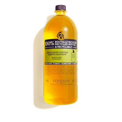 LOccitane Shea Verbena Hand &amp; Body Liquid Soap Refill 16.90 fl. oz