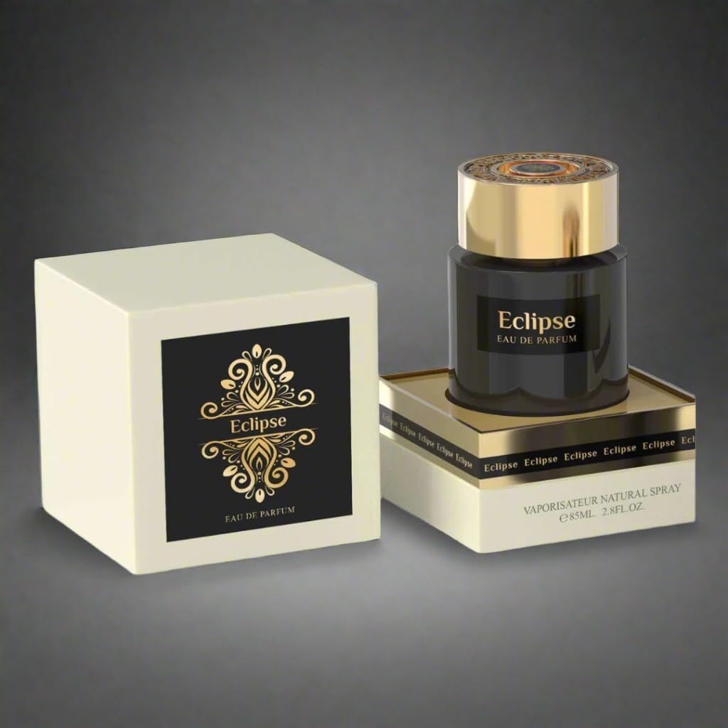 By Eclipse Eau de Parfum, Natural Spray, 2.8 FL OZ, Black and Gold Luxury Fragrance
