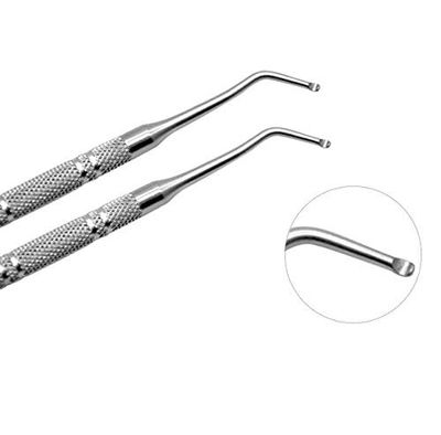 DNHCLL Stainless Steel Armor Remover Paronychia Cuticle Pedicure Double Head Nail Groove Scoop Tick Orthodontic Nail Toenail Toenail Pick Tool, Remove Dirt From Your Nails