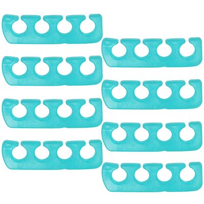 Iconikal Pedicure Gel Toe Stretcher and Separator, 8-Pack Bunion Relief Spa Day Relaxing Pamper Treatment Vacation Supply