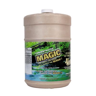 Zenex Magic Hand Soap - Industrial Hand Cleaner for Auto Mechanics | Shop Soap | Walnut Shell Scrubbers to Remove Grease, Oil, Ink &amp; Paint | Moisturizing Ingredients | 1 gallon (1 Pack)
