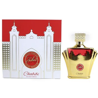 Zakat Z96 Parfum Chabibi Eau de Parfum, Gold Art Deco Design, Luxury Fragrance