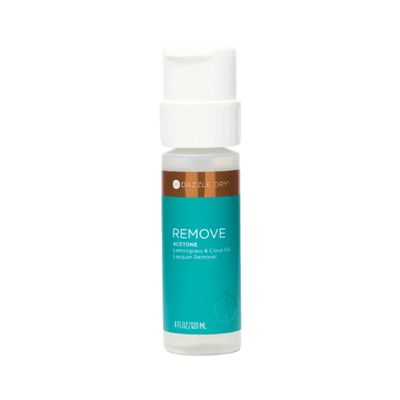 Dazzle Dry Remove Acetone, Lemongrass Clove Oil Lacquer Remover, 4 oz (120 mL), Menda Pump