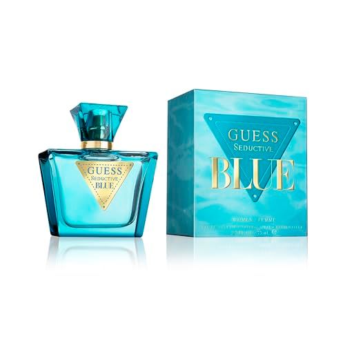 GUESS Seductive Blue Women/Femme Eau de Toilette Perfume Spray For Women, 2.5 Fl. Oz.
