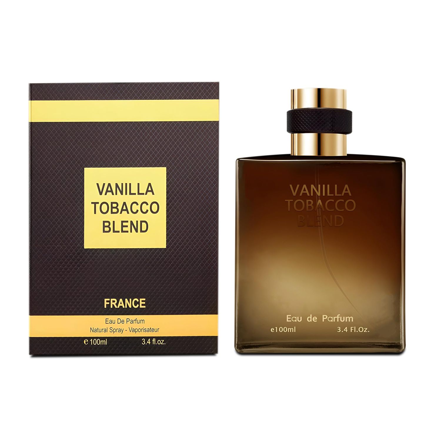 AFLUXE Mens Cologne Vanilla Tobacco Original Natural Spray Eau De Toilette,Long-Lasting Scent Perfume for Men Elegant Bottle - Great Holiday Gift, 3.4 Fl Oz/100 Ml