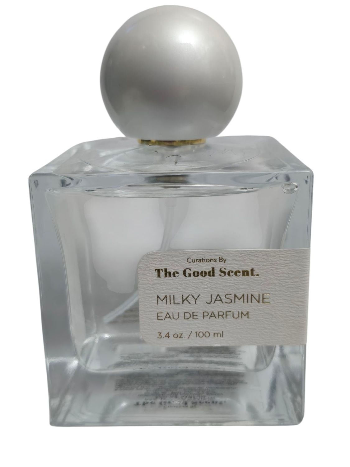 Milky Jasmine Curations By The Good Scent Eau De Parfum Spray 3.4 fl oz With Notes Toasted Coconut, Whipped Caramel, Tiare Flower, Jasmine, Warm amber, Creamy Sandalwood &amp; Musk Unboxed