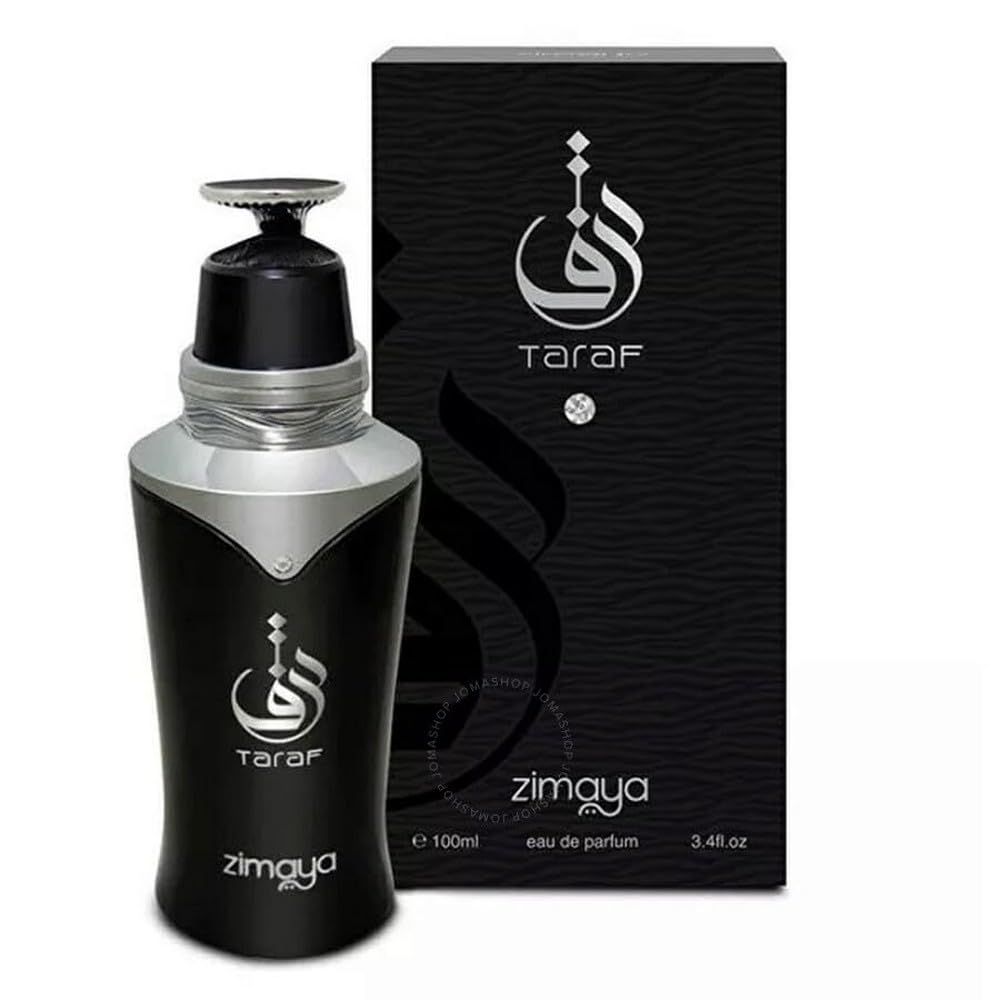 Zimaya Taraf Black Eau de Parfum Spray for Unisex, 3.4 Ounce