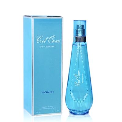 AFLUXE Cool Ocean Women Perfume-Bold &amp; Sophisticated Scent Eau De Parfum With Citrus,Spice,And Woody Notes Long Lasting Natural Spray Fragrance 3.4 Fl Oz
